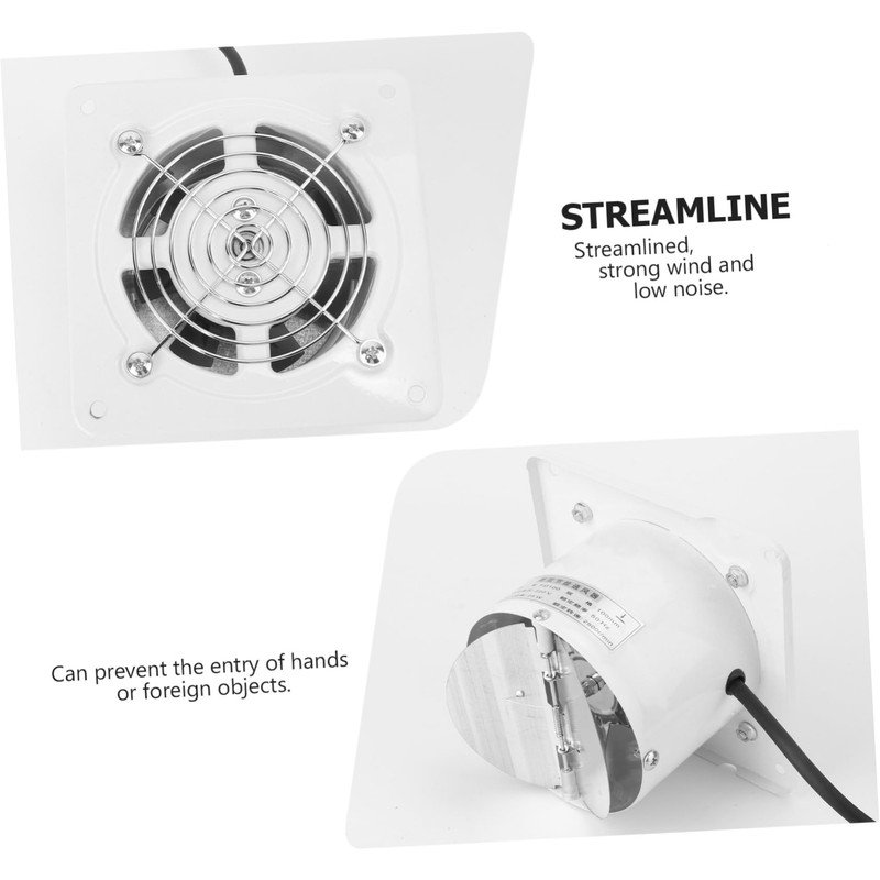 Outanaya Wall Mount Exhaust Fan for Kitchen Bathroom Ventilation Energy