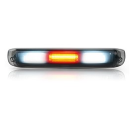 SUPAREE LED Third 3rd Brake Light, High Mount Stop Light Red/White Rear Cargo Light Compatible with Silverado/GMC Sierra 1500 2500 3500 HD Classic 1999-2007, Smoke Lens