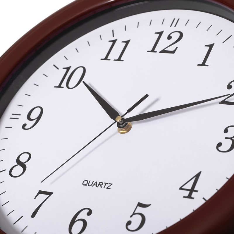 Decorative Classic Round Wall Clock for Living Room, Kitchen, Dining