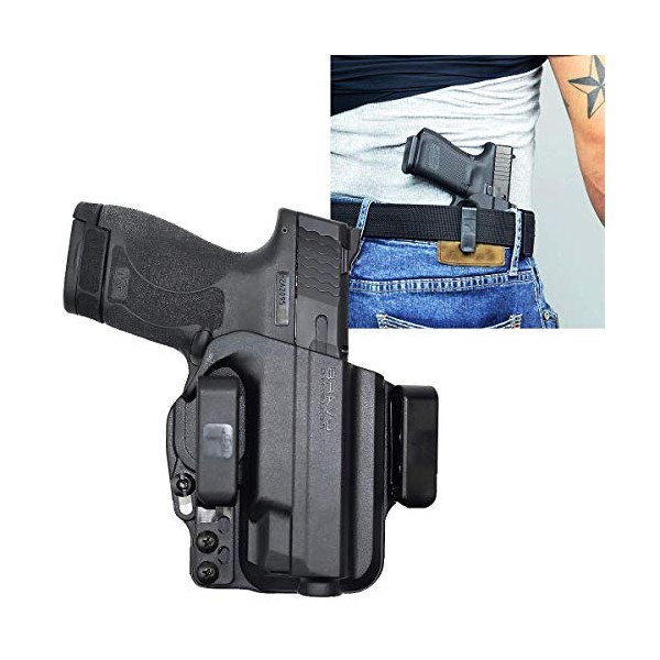 Holster for S&W M&P Shield 9/40 - IWB Holster for Concealed Carry / Custom fit to Your Gun - Bravo Concealment