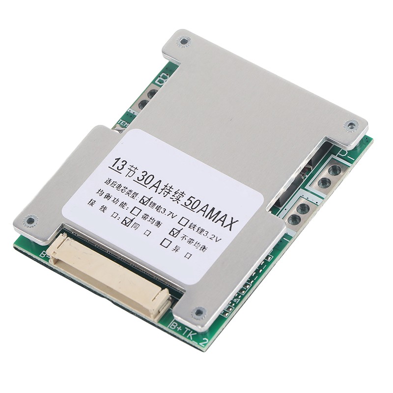 13S 30A Lithium Battery Charging Protection Board Precision BMS PCB