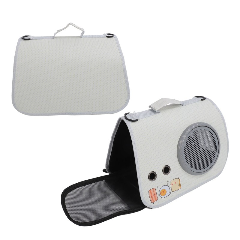 Cat Space Capsule Carrier Breathable Mesh Cover Large Capacity PU