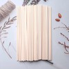 LABUYI 30 Pieces Bamboo Craft Sticks, 6 mm Diameter x