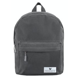 Tinyloaders Children's Backpack Corduroy Unisex Children's Backpack Leisure Backpack Daypack Leisure Boys Girls Boy Girl Nursery School, gray