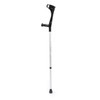 Soles Aluminum Forearm Crutch (SLS806BL) - Black -