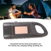 Hand Crank Solar Powered Rechargeable Flashlight Mini Solar Flashlight for