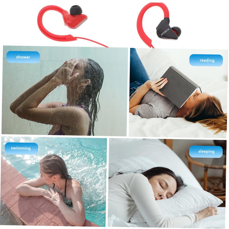LALAFINA 1Pair Wired Ear Earbud Headphones Lightweight Stereo Earphones for