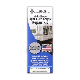 Cream Tones Upgraded, Quartz Countertop Repair Kit, Granite Repair Kit, Chip Repair for Quartz, Granite, Marble, Corian, Porcelain, Acrylic, Edge Chips and More, by HIMG Surface Repair