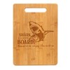 Bamboo Wood Cutting Board Shark Coochie Board Because No One