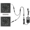 Nalle 120MM Quiet Cooling Dual-Fan System with Power Adapter and