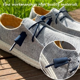 Horsdo 2-Pair Shoelaces Strings Replacement Laces for Hey Dude Shoes (Grey)