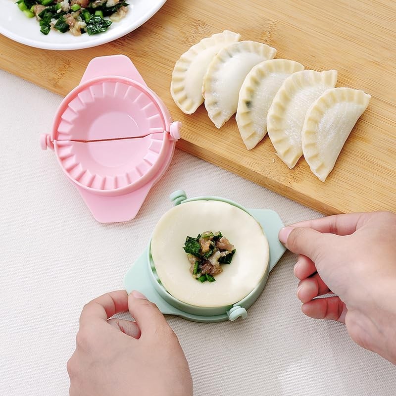 Dumpling Maker Press，3PcsEmpanadas Maker Press，Dumpling Mold Machine-Make Perfect Dumplings Every