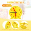 Henoyso 6 Pcs Teaching Clock for Kids to Learning Telling
