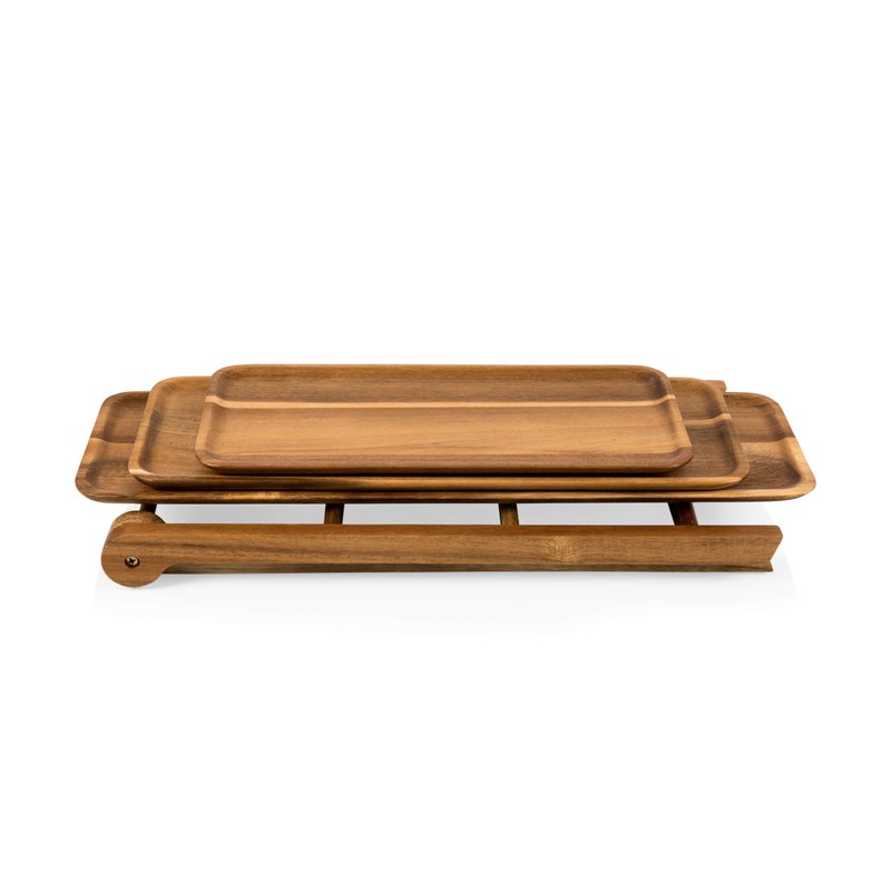 TOSCANA - a Picnic Time brand, 3 Tiered Serving Ladder