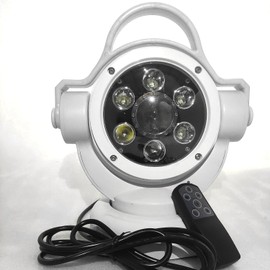 FSYF Led Search Light 11 Inch 90W 360 Degrees White Rotating Remote Control 9-32V Spot Led Driving Lamp Fog Lights Offroad Lights SUV ATV 4wd Truck Boat Lighting Camping Fishing