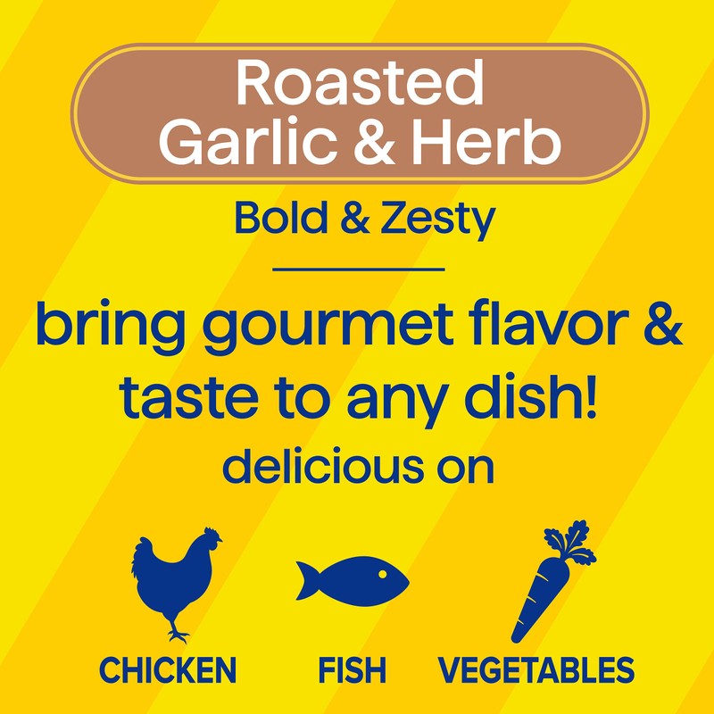 Morton Gourmet Flavored Salt Roasted Garlic & Herb (2 Pack)