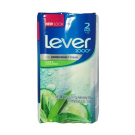 Lever 2000 Bar Soap, Aloe & Cucumber, 4 oz bars, 8 ea