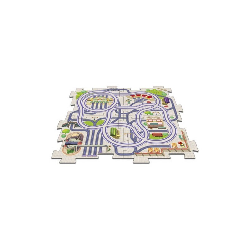 Chuggington Character List Puzzle Town Panel Set (Curve 4 Piece)