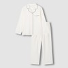 JAJU [JAJU/자주] 여 이중지 파자마 세트_아이보리 [JAJU] Women's Double Fabric