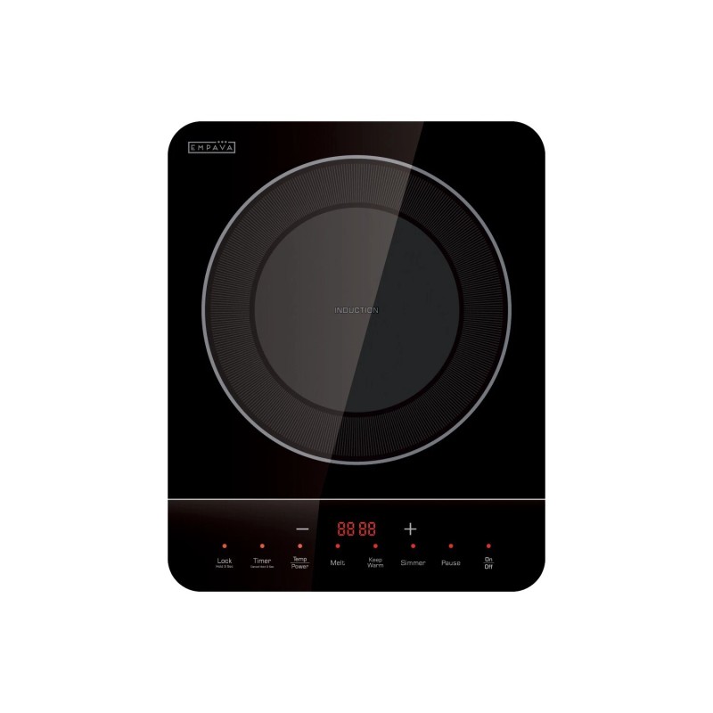 Empava 11-in Portable Single Heating Element 1800-W Countertop Induction Cooktop