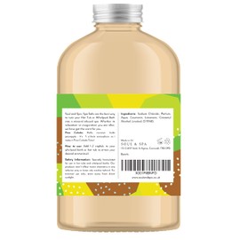 Pina Colada Spa Salts for Hot Tub and Jetted Bath - 600gr Scented Aromatherapy Natural Vegan Sea Salt Crystals Detox Relaxing