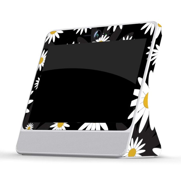 MightySkins Skin Compatible with Facebook Portal - Daisies | Protective, Durable, and Unique Vinyl Decal wrap Cover | Easy to Apply, Remove, and Change Styles | Made in The USA
