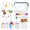 32 Pcs Sublimation Blanks Products Double Sided DIY Sublimation Heat
