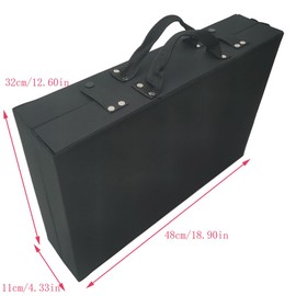 INTBUYING 32 Pairs Portable Sunglasses Display Case 19.1x4.33x12.6 inch Eyeglasses Collect Box with Portable Handle for Eyewear, Watch, Jewelry Exhibition Display and Storage