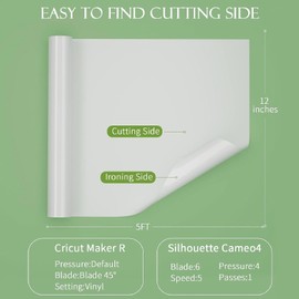 A ANGG Sublimation HTV for Dark/Light Fabric - Matte Sublimation Vinyl 12" X 5FT - Sublimation Blanks for Sublimation Shirts/Bag/Hat/Pillow