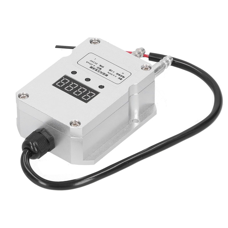 Differential Pressure Transmitter 0‑0.5kpa Digital Display Wind Detection Silver 4‑20mA