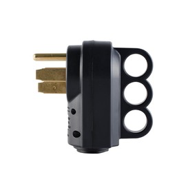 KEDILAKE 50 Amp RV Replacement ,Nema14-50 Plug.125/250V Power Assembly Plug for Camper Trailer，with Ergonomic Grip Handle for RV, Camper, Caravan, Motorhome,Van