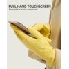 Leather Gloves Women - NOVBJECT Winter Full-Hand Touch Screen Warm