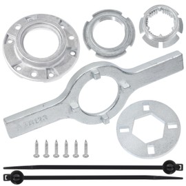 DQHKOW Upgraded Metal W10324651 Washer Hub Kit with TB123A Wrench Replaces W10528947/W10291415/PS2581262