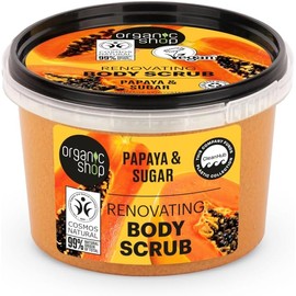 Exfoliante Corporal Orgánico de Papaya y Azúcar 250 ml Organic Shop