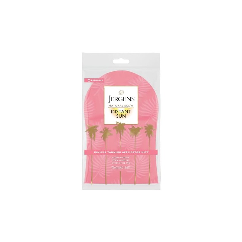 Jergens Natural Glow Body Applicator Mitt, Flawless, Streak-free Tanning Blender