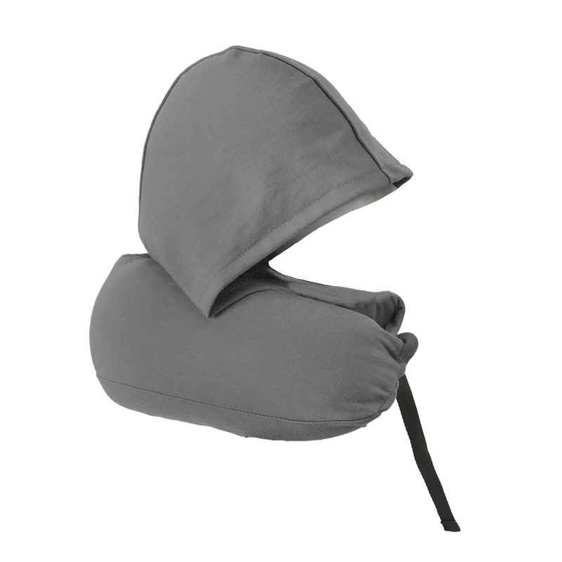 Hoodie Travel Pillow Hooded Neck Pillow Adjustable Ergonomic Travel Neck