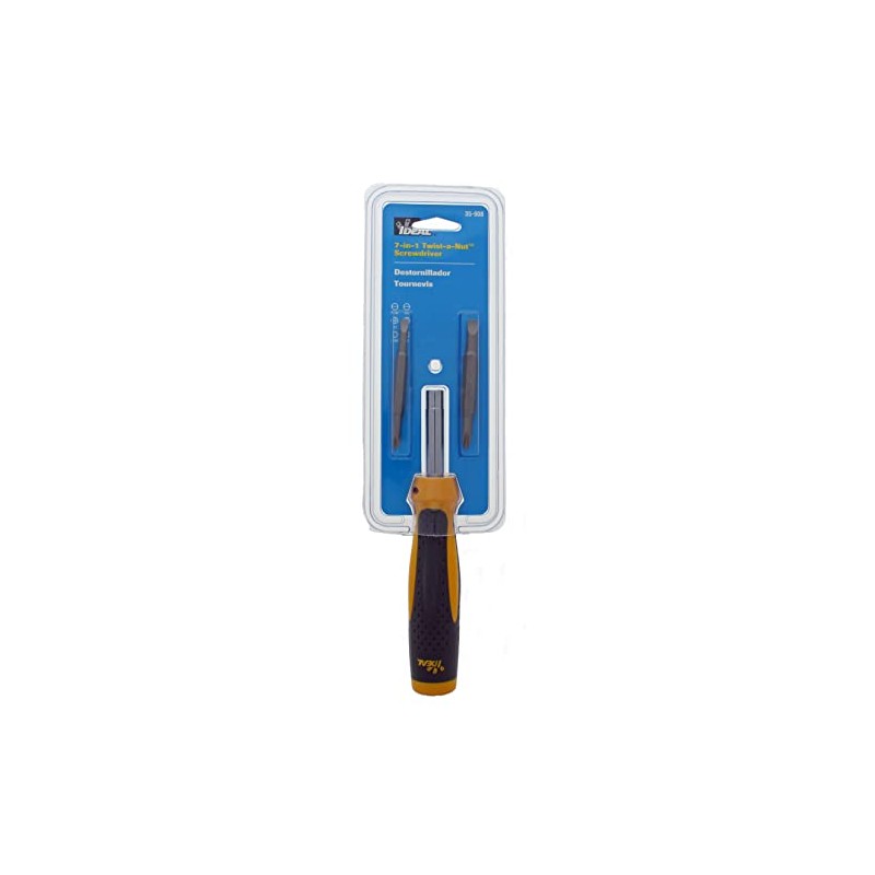 IDEAL Electrical 35-908 Twist-A-Nut™ Screwdriver – 7-In-1 Nut Driver w/