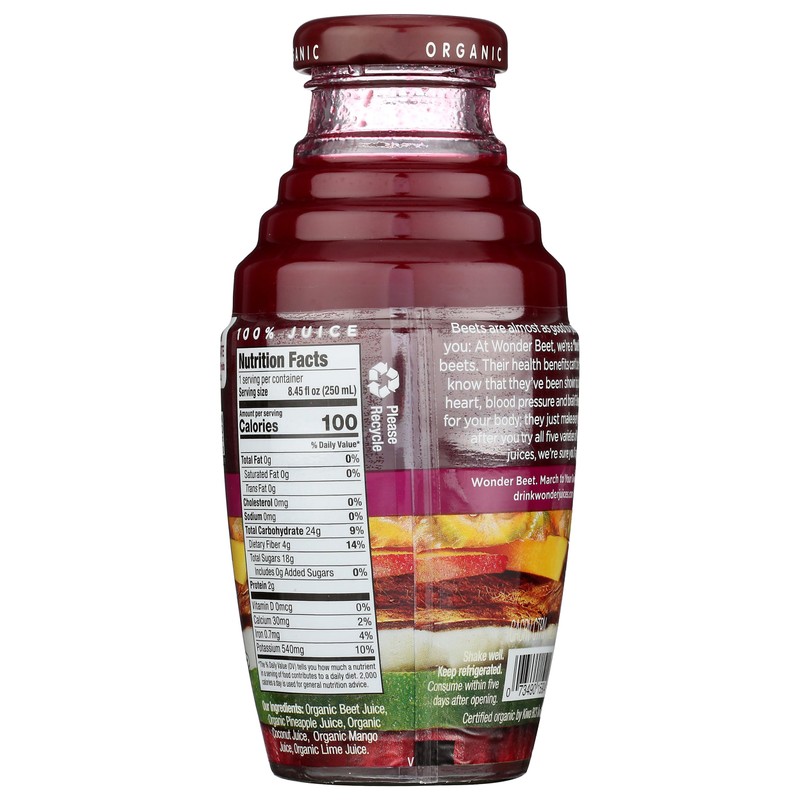 Wonder Melon Organic Beet and Tropical Fruit Juice, 8.45 FZ