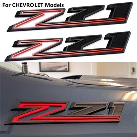 2PCS Black & Red 2019-2023 Silverado Z71 Emblem Badge 84632695 OEM Nameplate