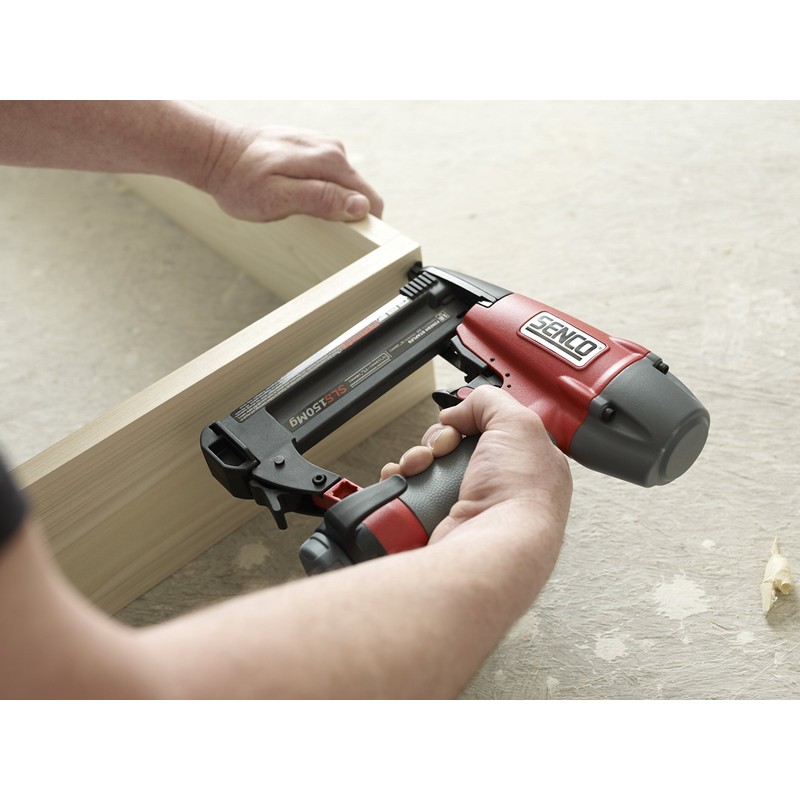 Senco 8C0001N SLS150Mg Medium Wire Finish crown Stapler, Gray/Red