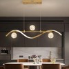 BULUXE LED Linear Island Lights for Kitchen, Modern Dimmable Dining