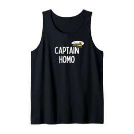 Boat Captain Homo - Cute Gay Gifts for Men and Women Tank Top