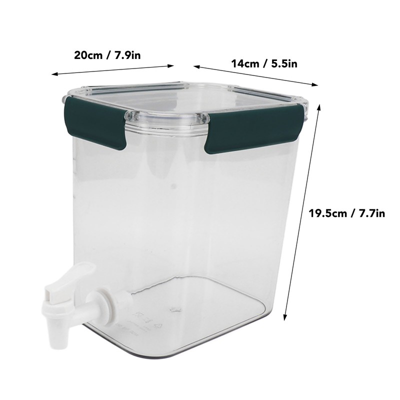 Refrigerator Cold Kettle 3.5L with Faucet Multifunctional PET Economical Practical