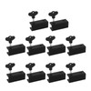 10 Set Window Lock 2 Holes Sliding Door Stopper High