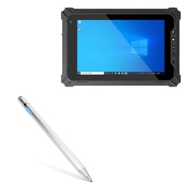 BoxWave Stylus Pen Compatible with Munbyn IRT06 - AccuPoint Active Stylus, Electronic Stylus with Ultra Fine Tip - Metallic Silver