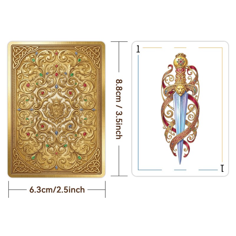 CDBXRA Spanish Cards Deck, Spanish Playing Cards Plastic