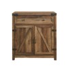 Walker Edison Cass Modern Farmhouse Double Barn Door Accent Cabinet,
