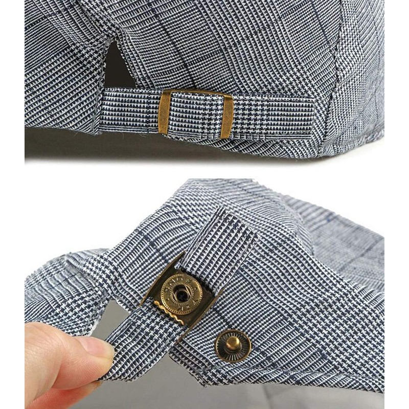 CHENNUO Men's Adjustable Summer Cap Hat Flat Cap Peaked Cap