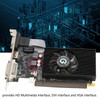 Gaming Graphics Card 4GB 64Bit GDDR3 954MHz GPU Clock PCI