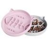 Slowpaw Silicone Cat Slow Feeder,Slow Feeder Cat Bowl Wet Food